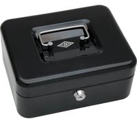 WEDO Caissette à monnaie avec clip noir (L)200 x (P)160 x (H)90 mm sans contenu
