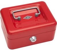 WEDO Caissette à monnaie avec clip rouge (l)152 x (p)115 x (h)80 mm sans contenu