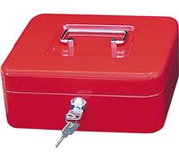 WEDO Caissette à monnaie avec clip rouge (L)200 x (P)160 x (H)90 mm sans contenu