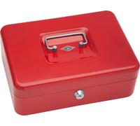 WEDO Caissette à monnaie avec clip rouge (L)250 x (P)180 x (H)90 mm sans contenu