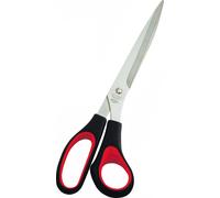 [Ref:976 10] WEDO Ciseaux universel Softgrip Noir Rouge pointu 25,5 cm