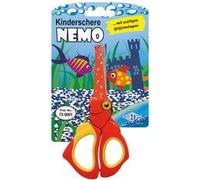 Wedo 736003 Enfants de Ciseaux Craft Ciseaux en Acier Inoxydable Conseils Blunt Doux Griffeinlagen Ekky, 13 Cm, Noir/Blanc