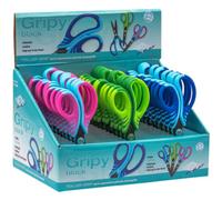 WEDO Ciseaux Gripy, pointus, (L)130 mm, présentoir de 30