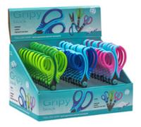 WEDO Ciseaux Gripy, ronds, longueur 175 mm, présentoir de 30