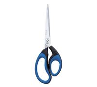 [Ref:989 10] WEDO Ciseaux Soft-Cut, pointu, longueur: 255 mm, noir/bleu