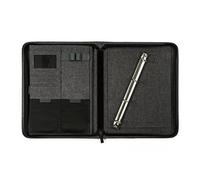 WEDO Classeur à 4 anneaux A4 (30 mm) Gris chiné - Porte-documents mixte, remplissage 20 mm