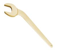 WEDO Clé à bout ouvert à tête angulaire anti-étincelle de 24 mm, clé à bout ouvert de sécurité sans étincelles à 45 degrés, métrique, longueur 210 mm, bronze aluminium, résistance à la corrosion,