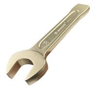 WEDO Clé à fourches à frapper,19mm,sans étincelles Clé à fourche,Longue 125mm,aluminium bronze,résistante à la corrosion,certifiées GS,certificat BAM et FM