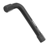 WEDO Clé mâle 24mm,Clé coudée pour vis à 6 pans creux,oudées 6 pans métriques,Longue 192mm,Acier 40 CRV,clé allen sphérique,haute résistance, résistance à l'usure, noir sur la surface