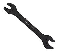 WEDO Clé plate double à extrémité ouverte, clé à molette, clé à molette, 40 clés à molette en acier au chrome-vanadium, coudée ouverte 36 × 41 mm, longueur 350 mm, noir, DIN 894, poinçonnée une fois
