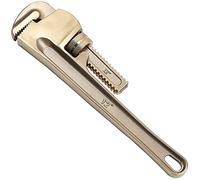 WEDO Clé serre-tubes ultra-résistante de 300 mm,Ouverture Max 40 mm,Clé à Tube de sans étincelles,aluminium bronze,résistante à la corrosion,certificat BAM et FM