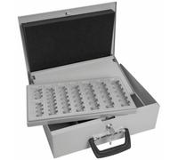 WEDO Coffret-caisse à monnaie Universa, gris lumière