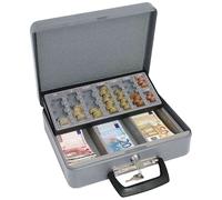 Wedo Coffret caisse à monnaie 149658012 300 x 240 x 90 mm Gris