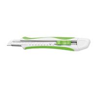 Wedo Comfortline Cutter 9 mm avec 2 lames Vert/Blanc