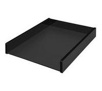 Wedo 0638001 Corbeille à courrier A4 en acrylique Noir