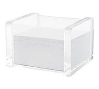 Wedo cristallic cube-mémo acrylique avec feuillets transparent 607016 G
