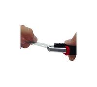 Wedo Cutter Professionnel Auto-Load, Lame: 18 Mm, Noir/Rouge