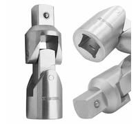WEDO Douille universelle en titane de 1,9 cm, longueur 110 mm, douille pour accès aux fixations à angle flexible, non magnétique, utilisée dans les travaux médicaux, aérospatiaux et aériens