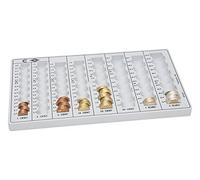 Wedo Eco II Monnayeur 328 x 178 x 31 mm Gris lumière