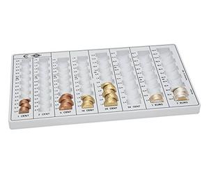 Wedo Eco II Monnayeur 328 x 178 x 31 mm Gris lumière