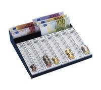 Wedo 160790037 Monnayeur avec colonnes amovibles 27,8x27,0x6,0cm Noir/gris lumière