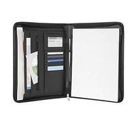 WEDO Elegance Conférencier A4 avec Bloc-notes/Poche extérieure Noir