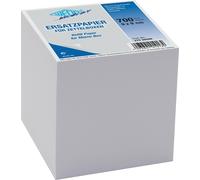WEDO Ersatzpapier für Zettelbox 9 x 9 cm 700 Blatt weiß