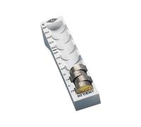 Wedo Euro 0,50 - Compartiment En Colonne Pour Monnayeur - Gris Clair - Pour P/N: 160 790037