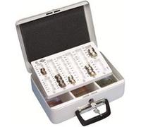 Wedo - Europa - Coffret caisse à monnaie avec monnayeur 315 x 245 x 95 mm - Blanc