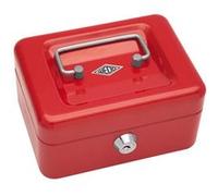 WEDO Gr.1 - Caisse à monnaie - acier - revêtement poudre rouge G