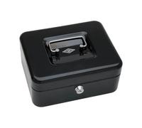 Wedo Caissette à monnaie 145221X - 5 compartiments - 20 x 16 x 9 cm - Noir