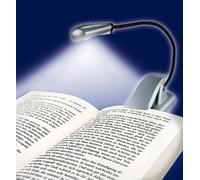 WEDO Lampe À Liseuse LED Mobile Avec Pince Argent 1 Unité