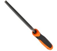 WEDO Lime triangulaire en métal, acier à haute teneur en carbone, poignée ergonomique, dents de corse, longueur 25,4 cm, utilisation du métal, bois, plastique, idéale pour affiner, façonner et gratter