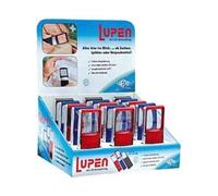 WEDO Lupe mit LED-Beleuchtung farbig sortiert rechteckig