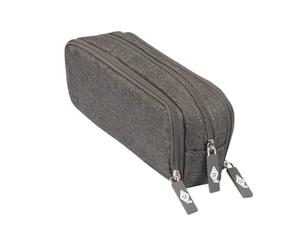 WEDO Mäppchen Schlamperbox, Trousse à Crayons Mixte, Gris, L