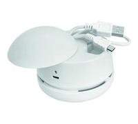 WEDO Mini-aspirateur de table W2D2, rechargeable, blanc Blanc G