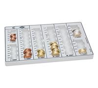 WEDO ECO I - Compartiment en colonne pour monnayeur - gris clair - pour P/N: 150 658000 Gris clair G