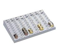Wedo Monnayeur Monobloc Avec 8 Colonnes Amovibles, Gris