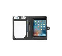 WEDO organizer ACCENTO - Etui avec fermeture éclair étui à rabat pour tablette - cuir synthétique - noir - 10.5"