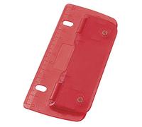 Wedo Perforateur de poche en plastique 2 trous Rouge