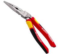 WEDO Pince à bec courbé de 20,3 cm, pince à bec aiguille courbé avec poignées antidérapantes, longueur 220 mm, qualité industrielle