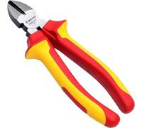 WEDO Pinces coupantes diagonale, Petite Pince Coupante à Electricien Isolée - 150mm,Coupantes de Côté avec Poignée en Antidérapante,VDE 1000 Volt,6 pouces,Acier CRV,certifiées GS