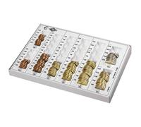 WEDO Plateau de comptage gris clair Boîtier métallique