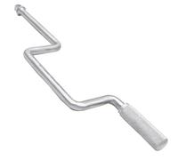 WEDO Poignée de vitesse en acier inoxydable, résistante à la corrosion, antirouille, durable, respectueuse de l'environnement, taille impériale, largeur 3/8", longueur métrique 300 mm