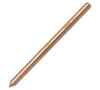 WEDO Poinçon central anti-étincelles, poinçon central de sécurité anti-étincelles, cuivre béryllium, norme DIN, certificat BAM et FM, 16 x 100 mm