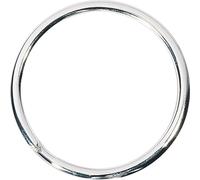 WEDO Porte-clés 2623025 25mm métal argenté 100 pcs/paquet