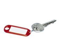Porte-clés avec anneau, diamètre: 18 mm, vert