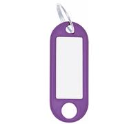 WEDO Porte-clés avec anneau, diamètre : 18 mm, violet