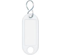 WEDO Porte-clés S Crochet blanc en plastique 100 pièces