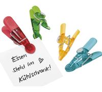 WEDO Glossy Lot de 4 Pinces magnétiques, 8,4 x 4,0 x 2,1 cm